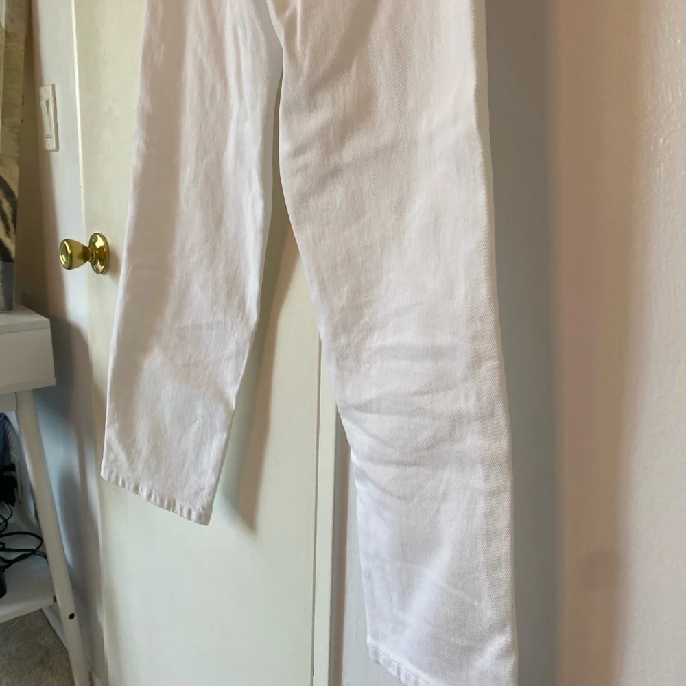 NWT WHITE ZARA MOM FIT DENIM JEANS SZ 6 - Picture 9 of 12